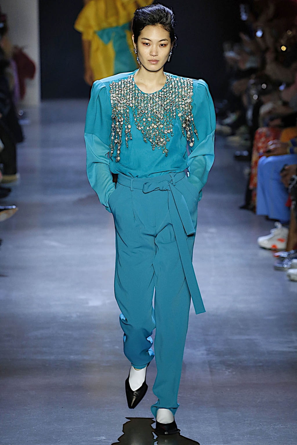 Fashion Week New York Fall/Winter 2019 look 41 from the Prabal Gurung collection 女装