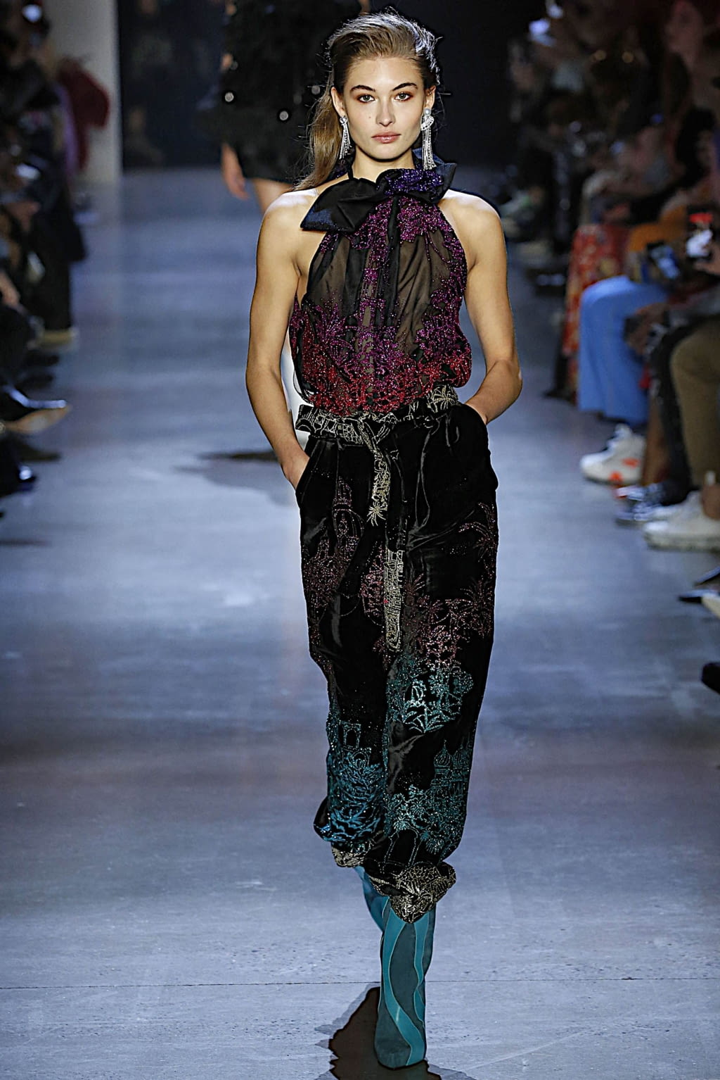 Fashion Week New York Fall/Winter 2019 look 45 de la collection Prabal Gurung womenswear