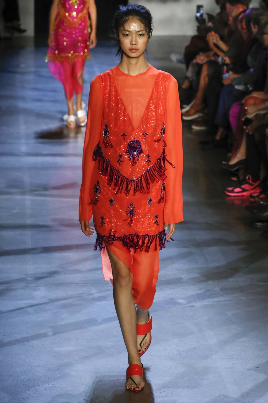 Fashion Week New York Spring/Summer 2019 look 55 from the Prabal Gurung collection womenswear