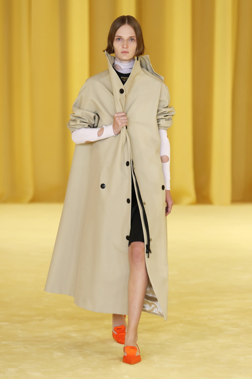 Fashion Week Milan Spring/Summer 2021 look 12 from the Prada collection 女装