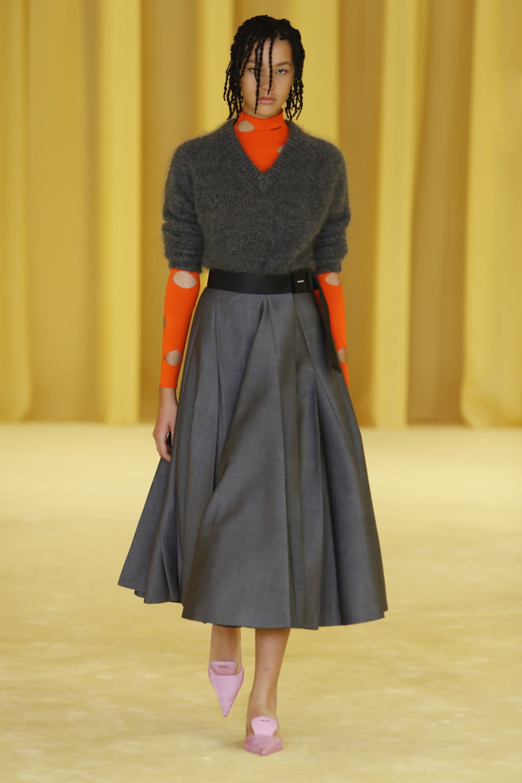 Fashion Week Milan Spring/Summer 2021 look 13 from the Prada collection 女装