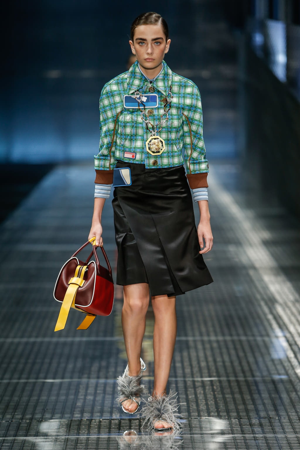 Fashion Week Milan Spring/Summer 2017 look 8 from the Prada collection 女装