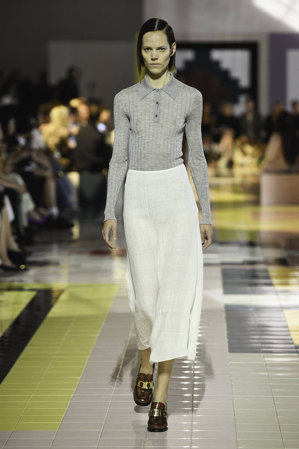 Fashion Week Milan Spring/Summer 2020 look 1 from the Prada collection womenswear