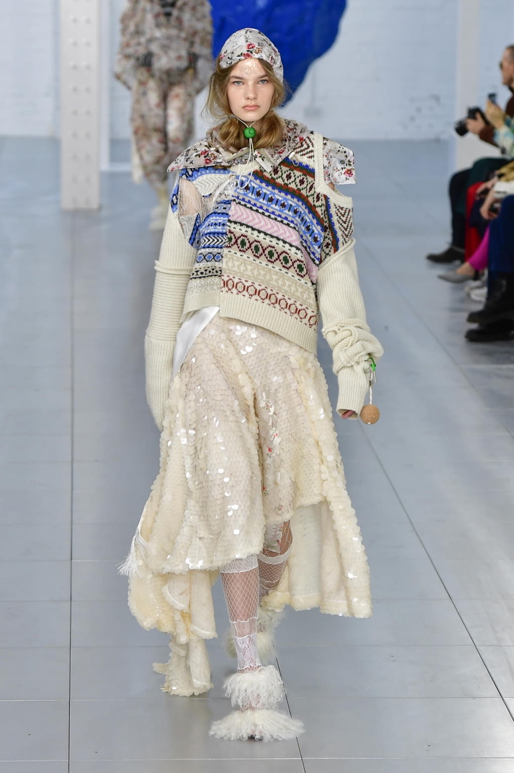 Fashion Week London Fall/Winter 2018 look 33 from the Preen by Thornton Bregazzi collection 女装