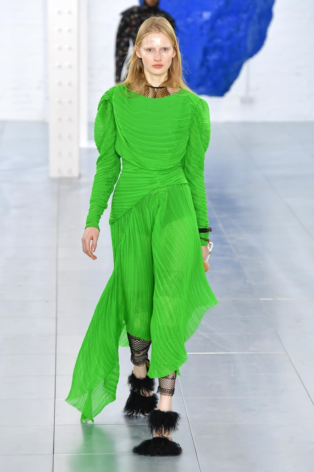 Fashion Week London Fall/Winter 2018 look 6 from the Preen by Thornton Bregazzi collection 女装