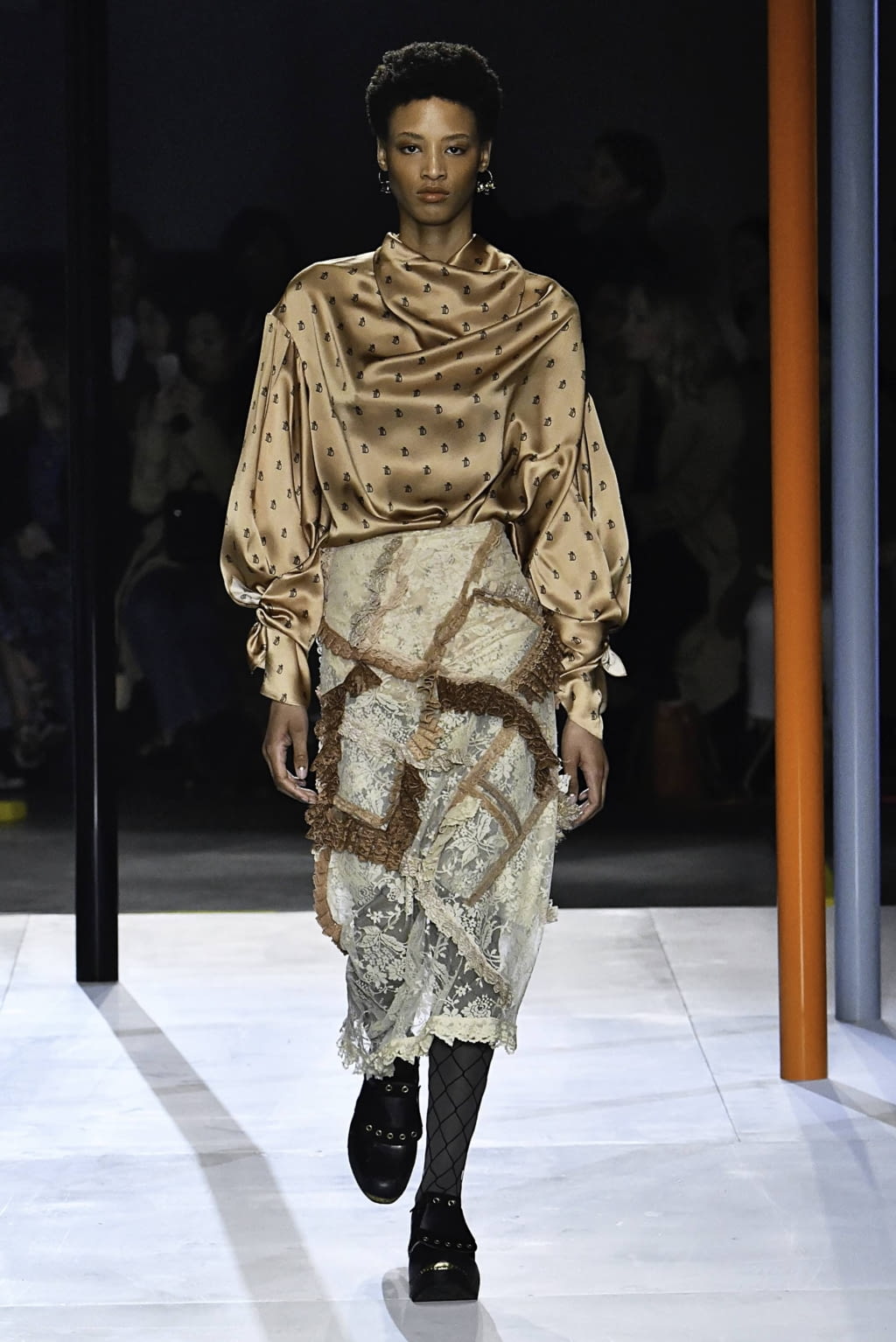 Fashion Week London Fall/Winter 2019 look 19 from the Preen by Thornton Bregazzi collection womenswear
