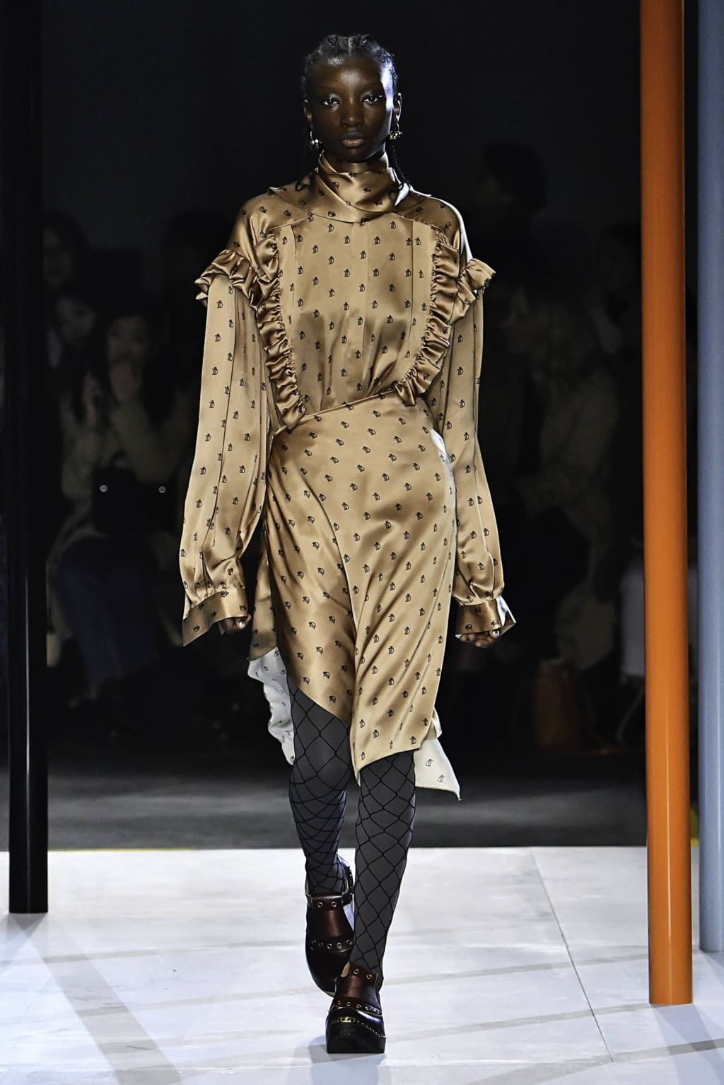 Fashion Week London Fall/Winter 2019 look 22 from the Preen by Thornton Bregazzi collection womenswear