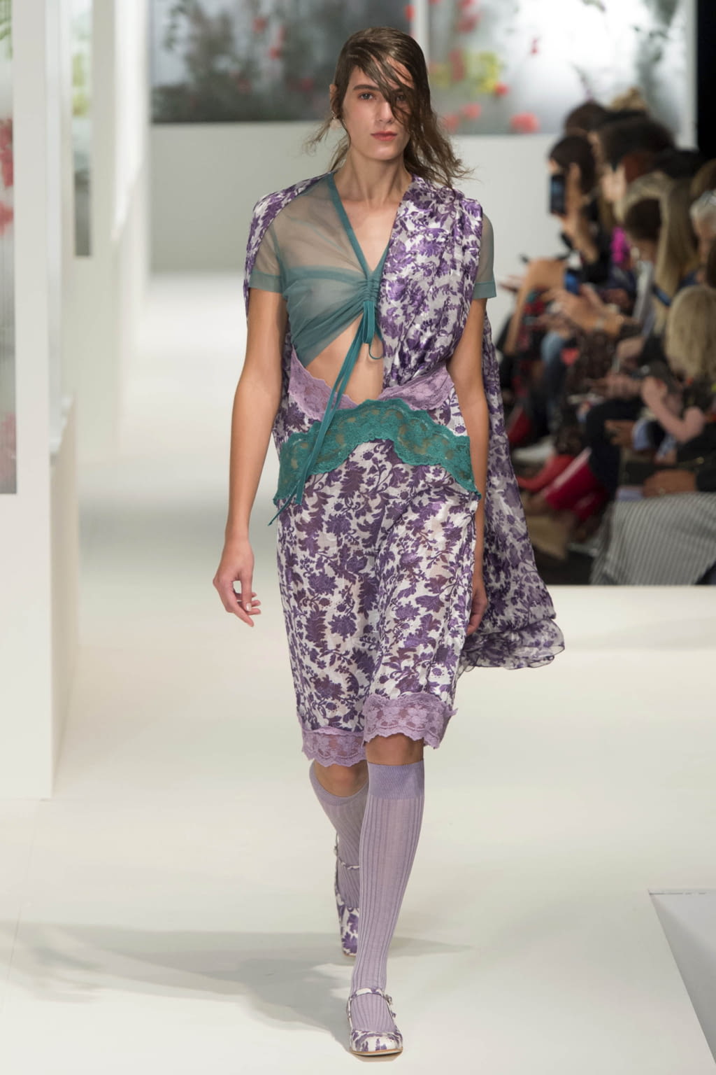 Fashion Week London Spring/Summer 2018 look 21 from the Preen by Thornton Bregazzi collection womenswear