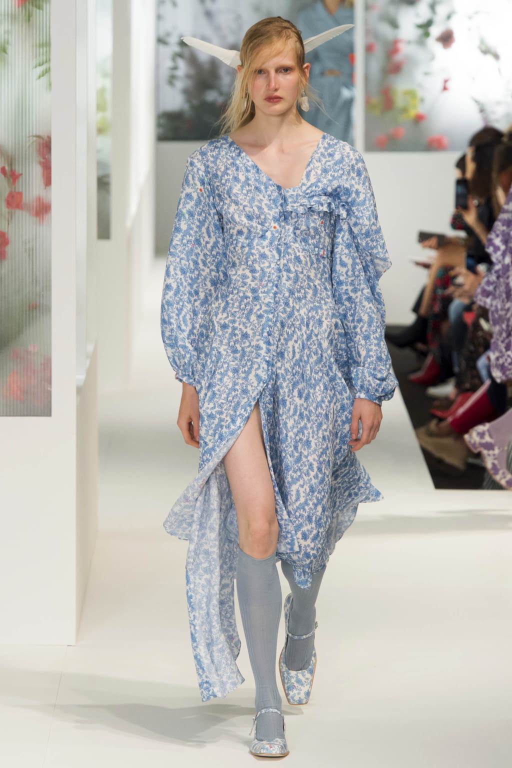 Fashion Week London Spring/Summer 2018 look 23 from the Preen by Thornton Bregazzi collection womenswear