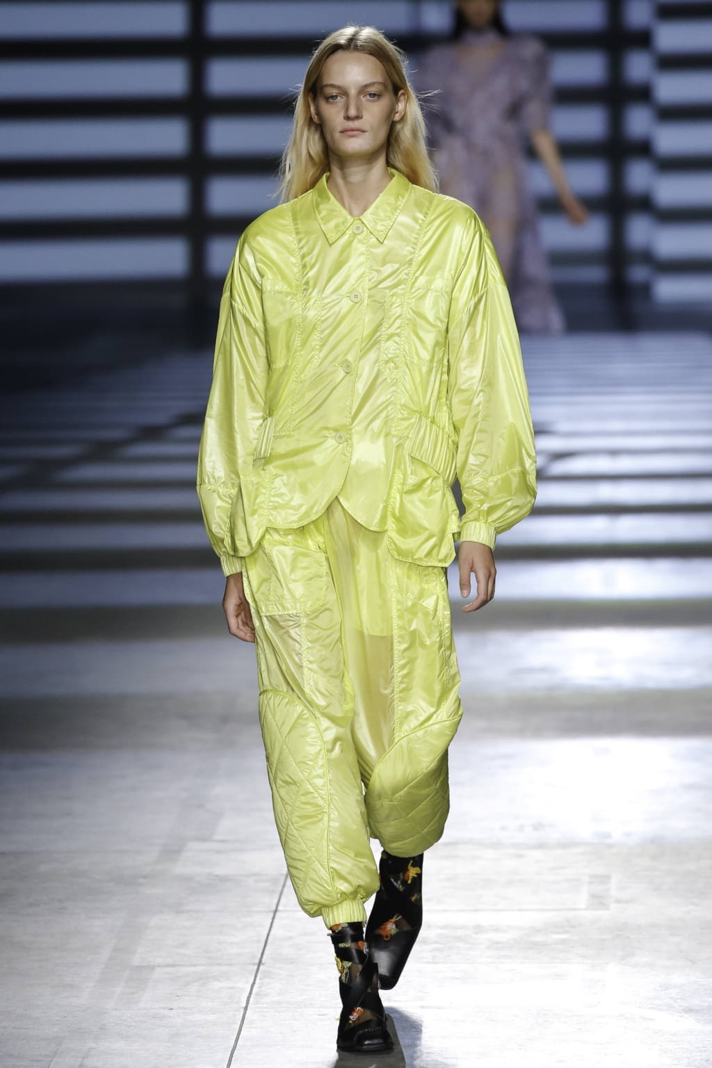 Fashion Week London Spring/Summer 2020 look 9 from the Preen by Thornton Bregazzi collection womenswear