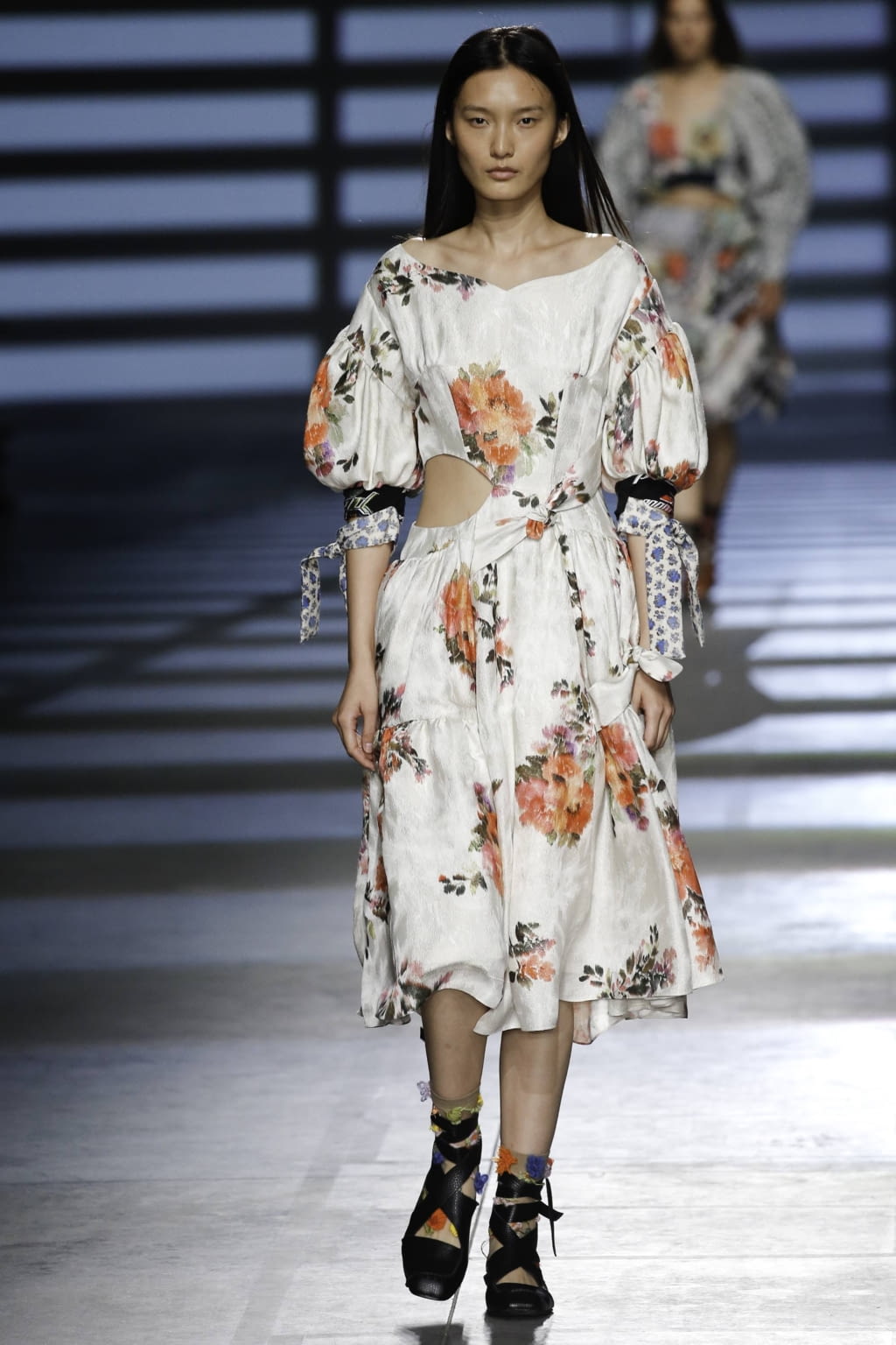 Fashion Week London Spring/Summer 2020 look 34 from the Preen by Thornton Bregazzi collection womenswear