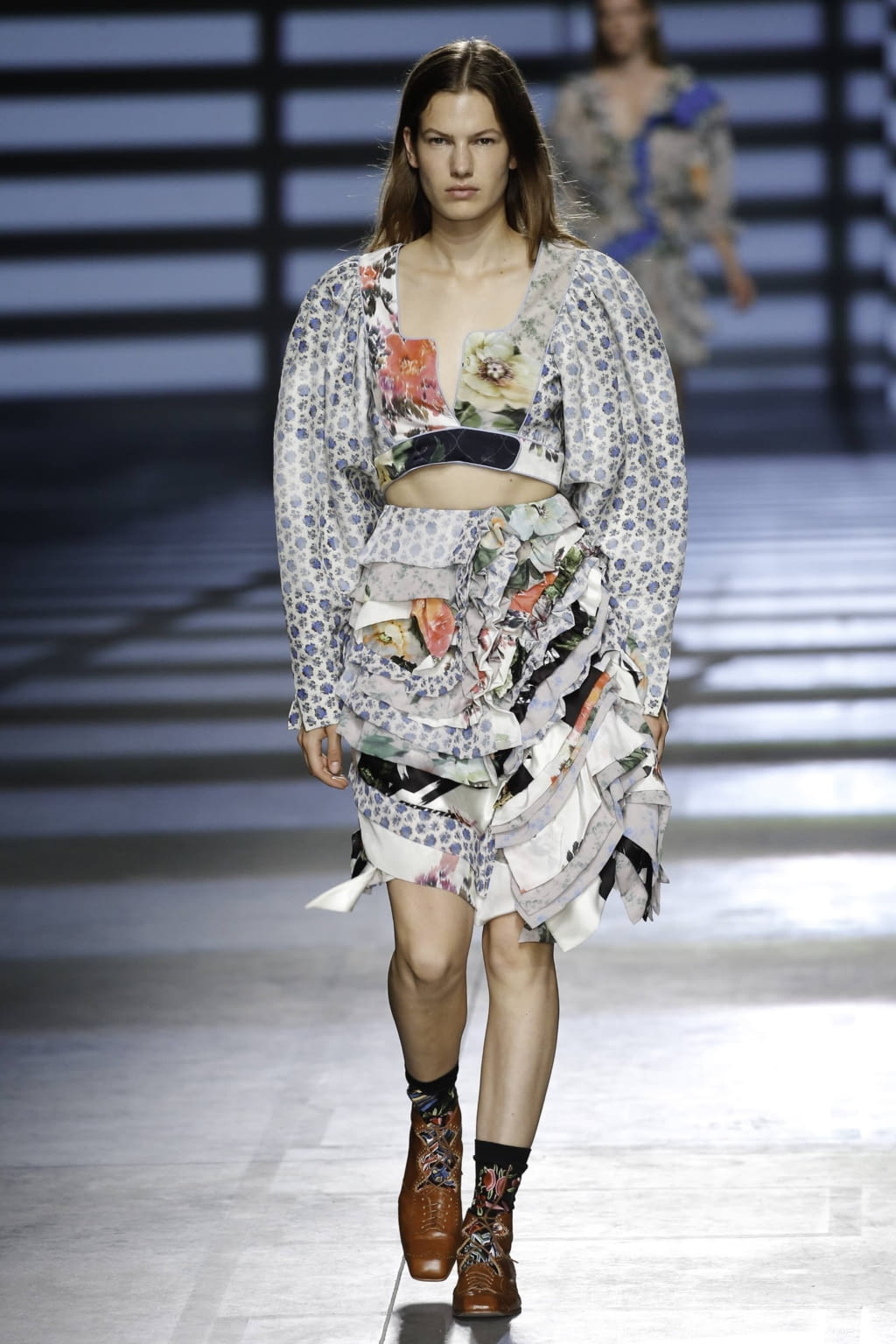 Fashion Week London Spring/Summer 2020 look 37 from the Preen by Thornton Bregazzi collection womenswear