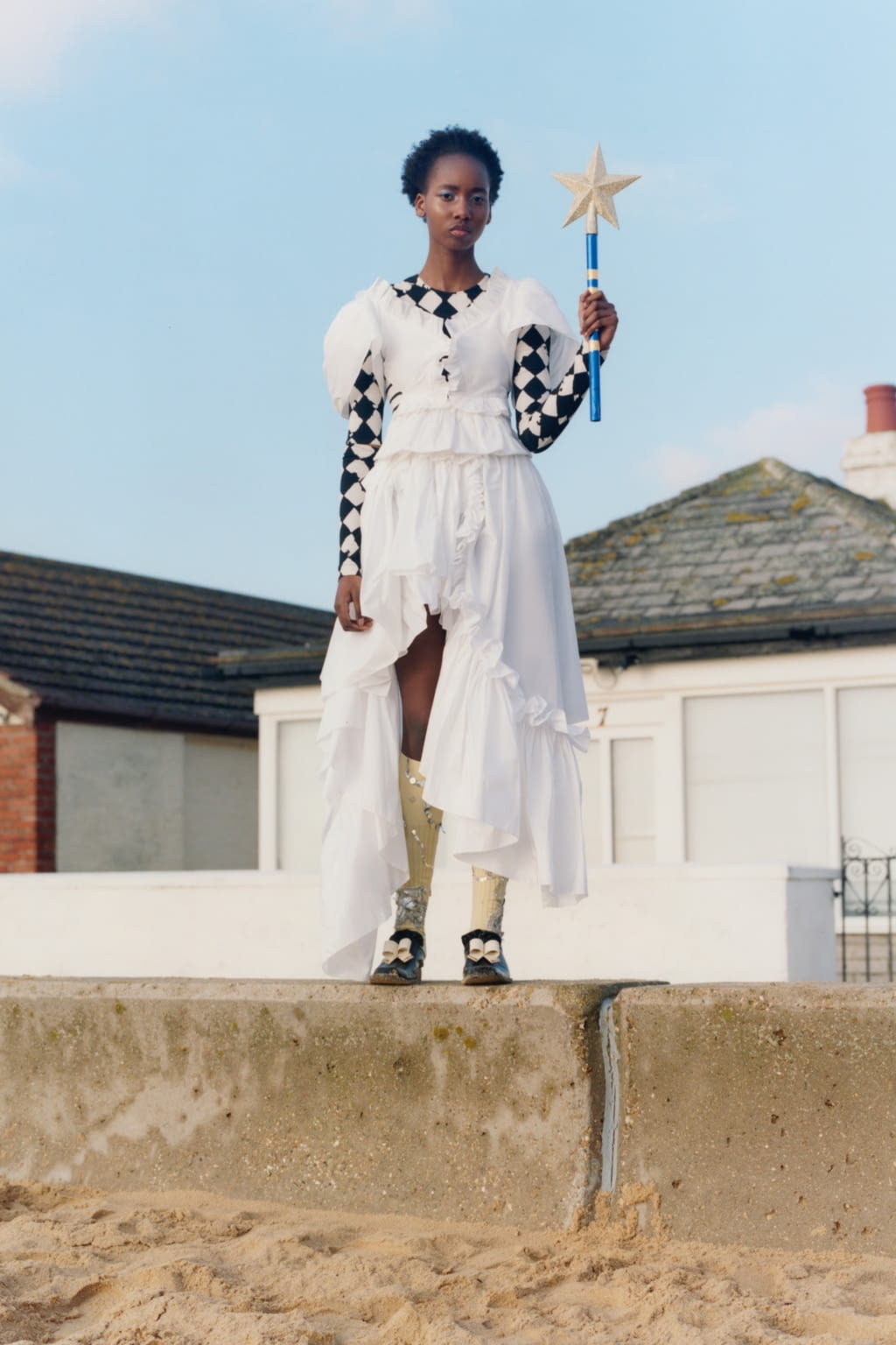 Fashion Week London Pre-Fall 2021 look 12 from the Preen by Thornton Bregazzi collection 女装