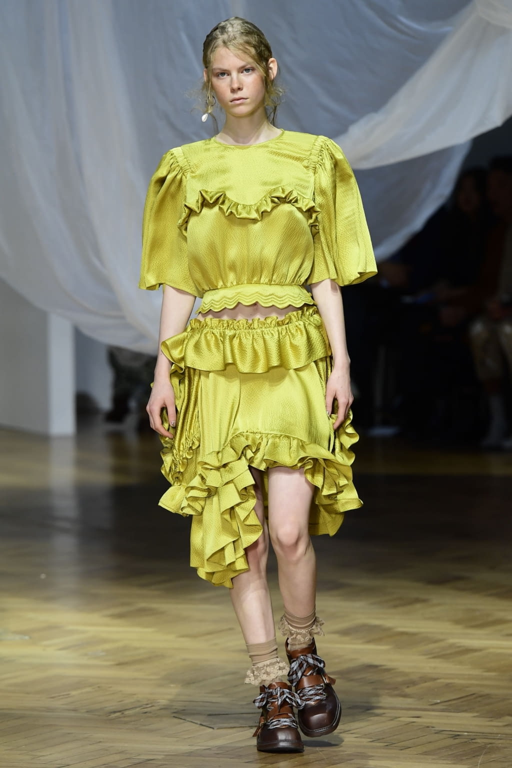 Fashion Week London Spring/Summer 2019 look 11 from the Preen by Thornton Bregazzi collection womenswear