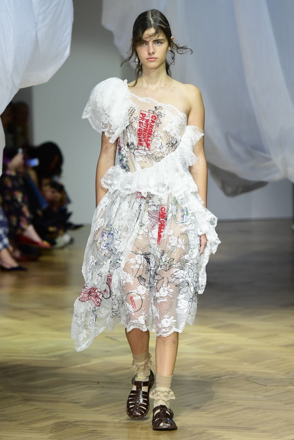 Fashion Week London Spring/Summer 2019 look 15 from the Preen by Thornton Bregazzi collection womenswear