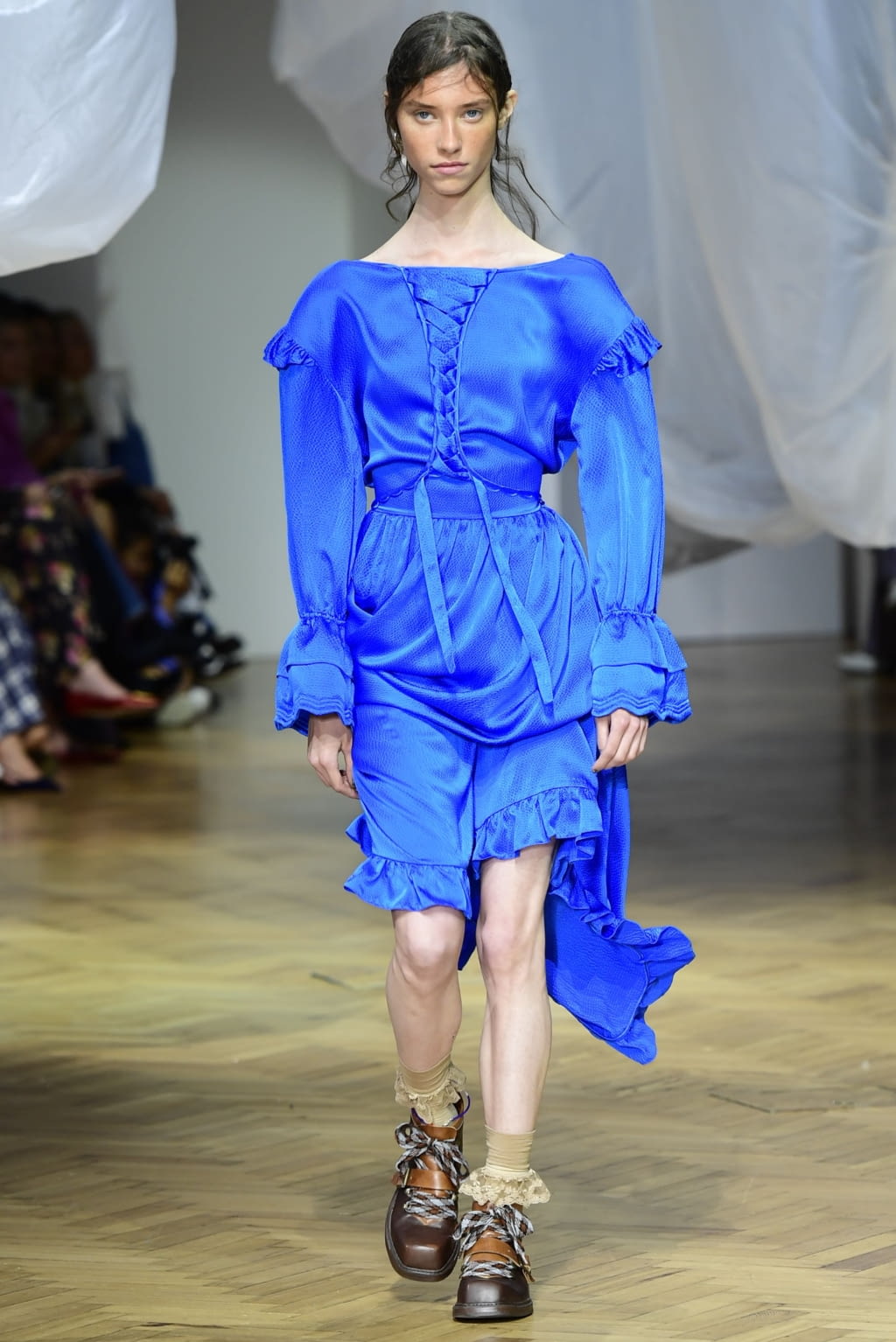 Fashion Week London Spring/Summer 2019 look 24 from the Preen by Thornton Bregazzi collection womenswear