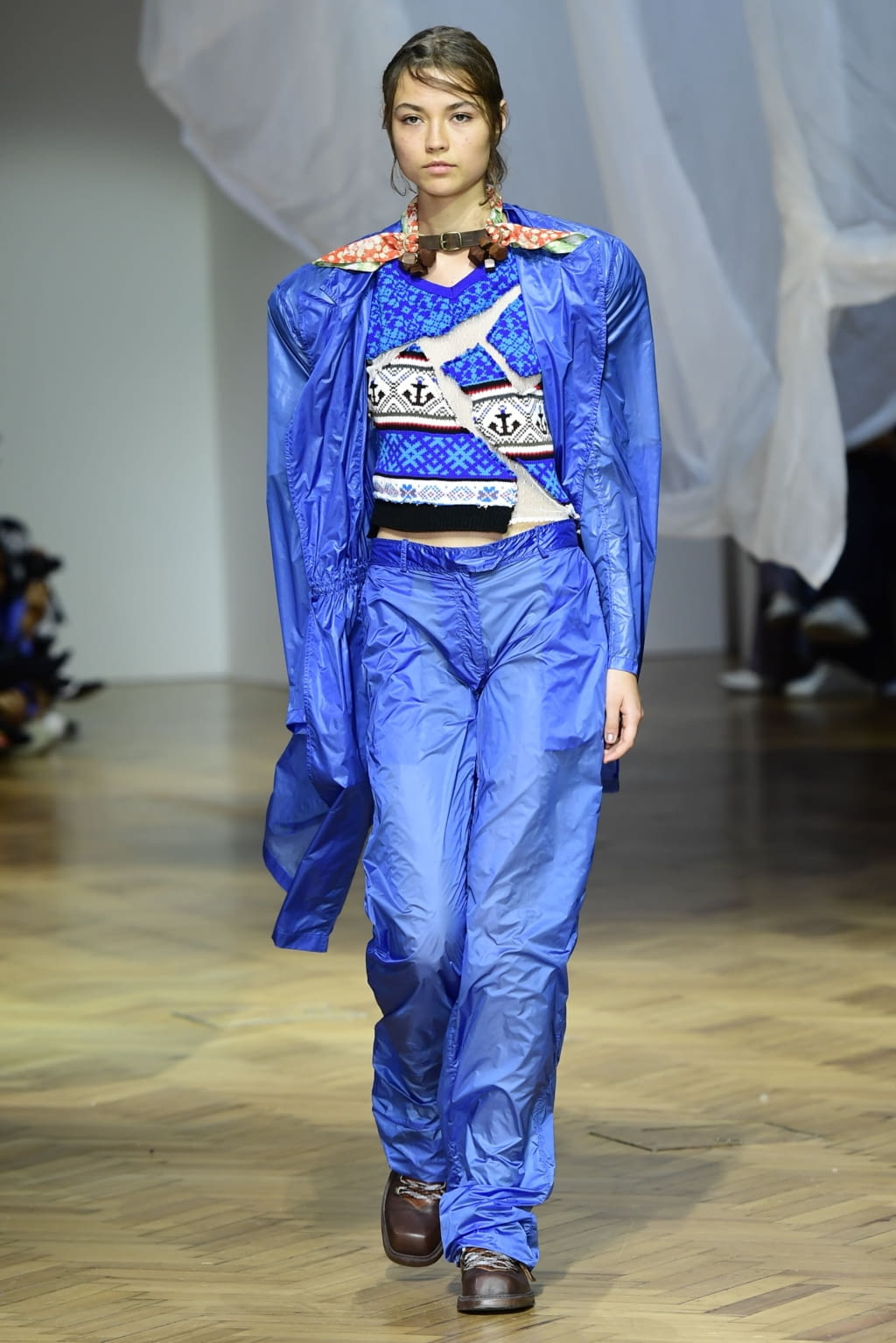 Fashion Week London Spring/Summer 2019 look 26 from the Preen by Thornton Bregazzi collection 女装