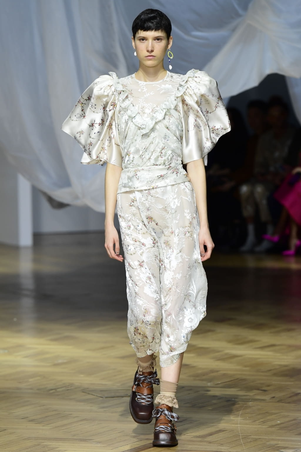 Fashion Week London Spring/Summer 2019 look 39 from the Preen by Thornton Bregazzi collection womenswear