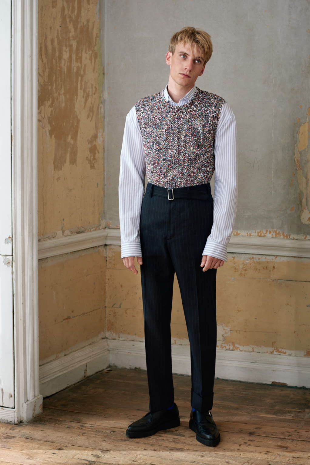 Fashion Week London Spring/Summer 2017 look 16 from the Pringle of Scotland collection menswear