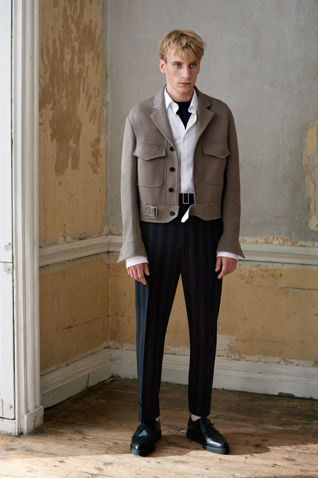 Fashion Week London Spring/Summer 2017 look 2 from the Pringle of Scotland collection menswear