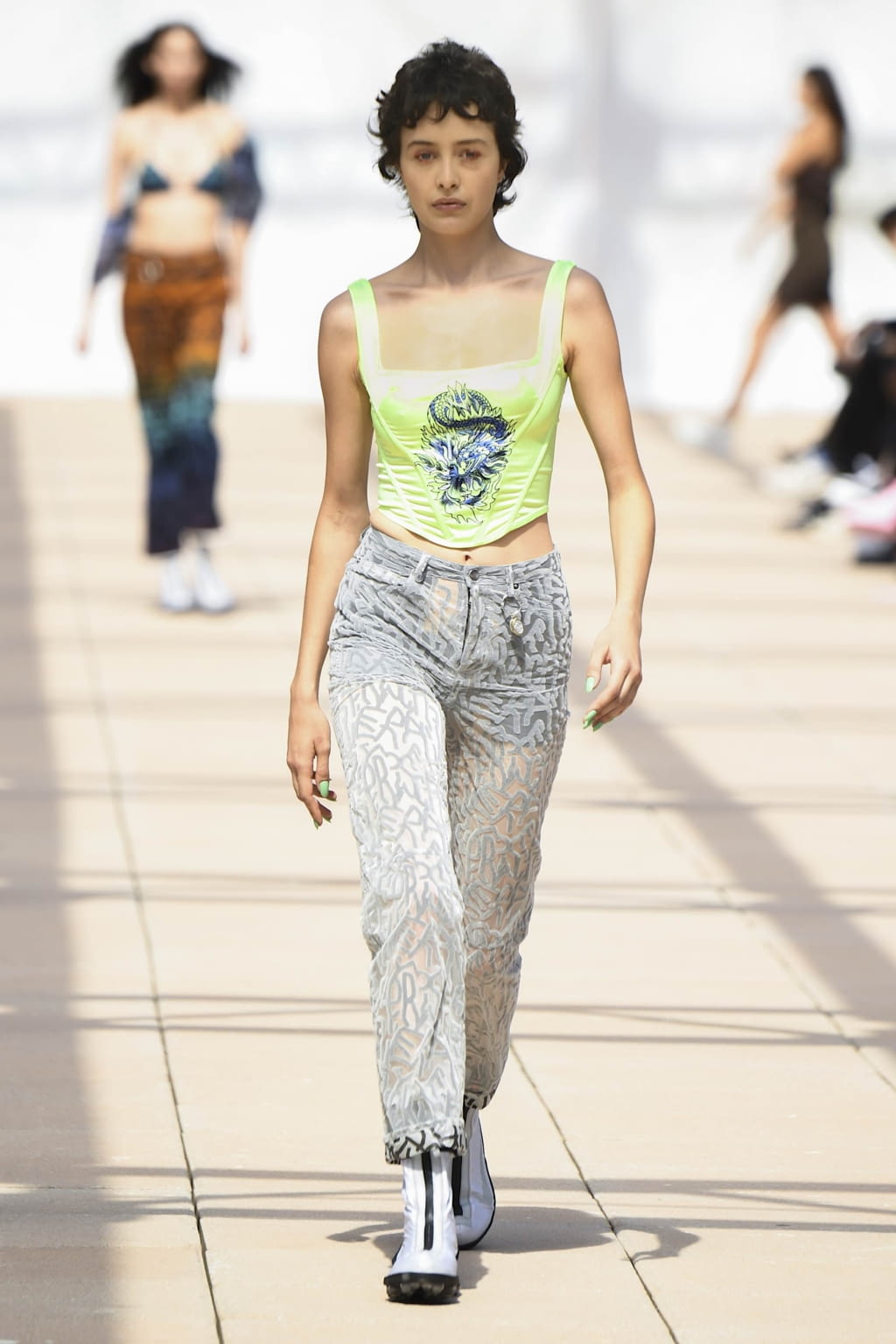 Fashion Week New York Spring/Summer 2020 look 1 from the Priscavera collection womenswear