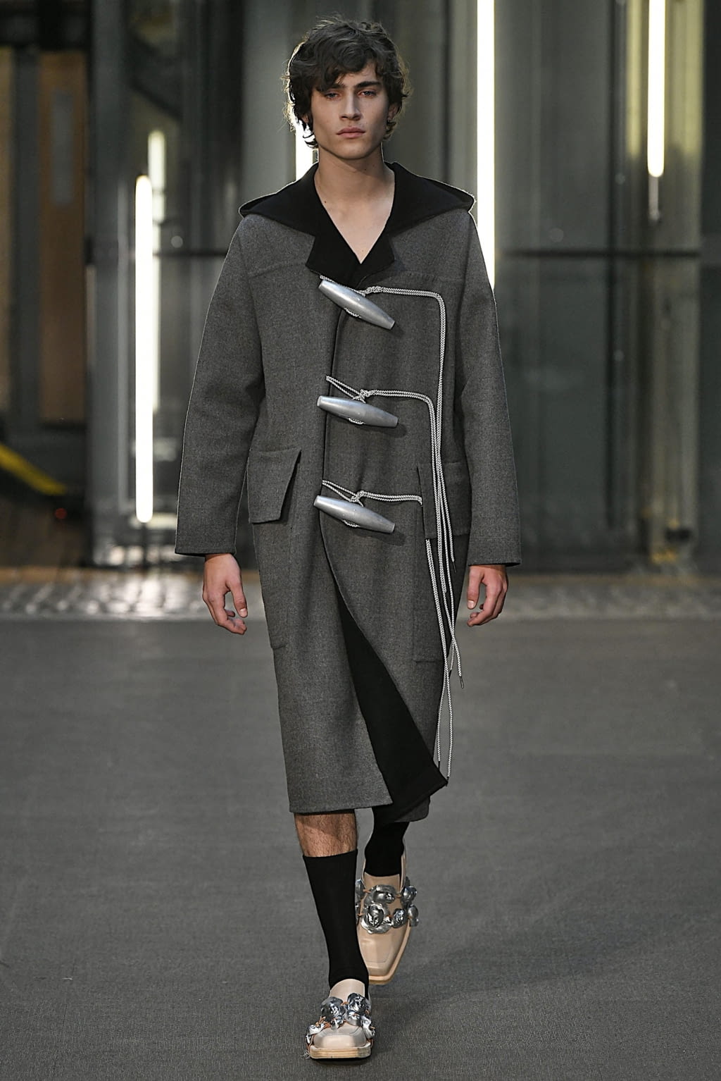 Fashion Week London Fall/Winter 2019 look 2 from the Pronounce collection 男装