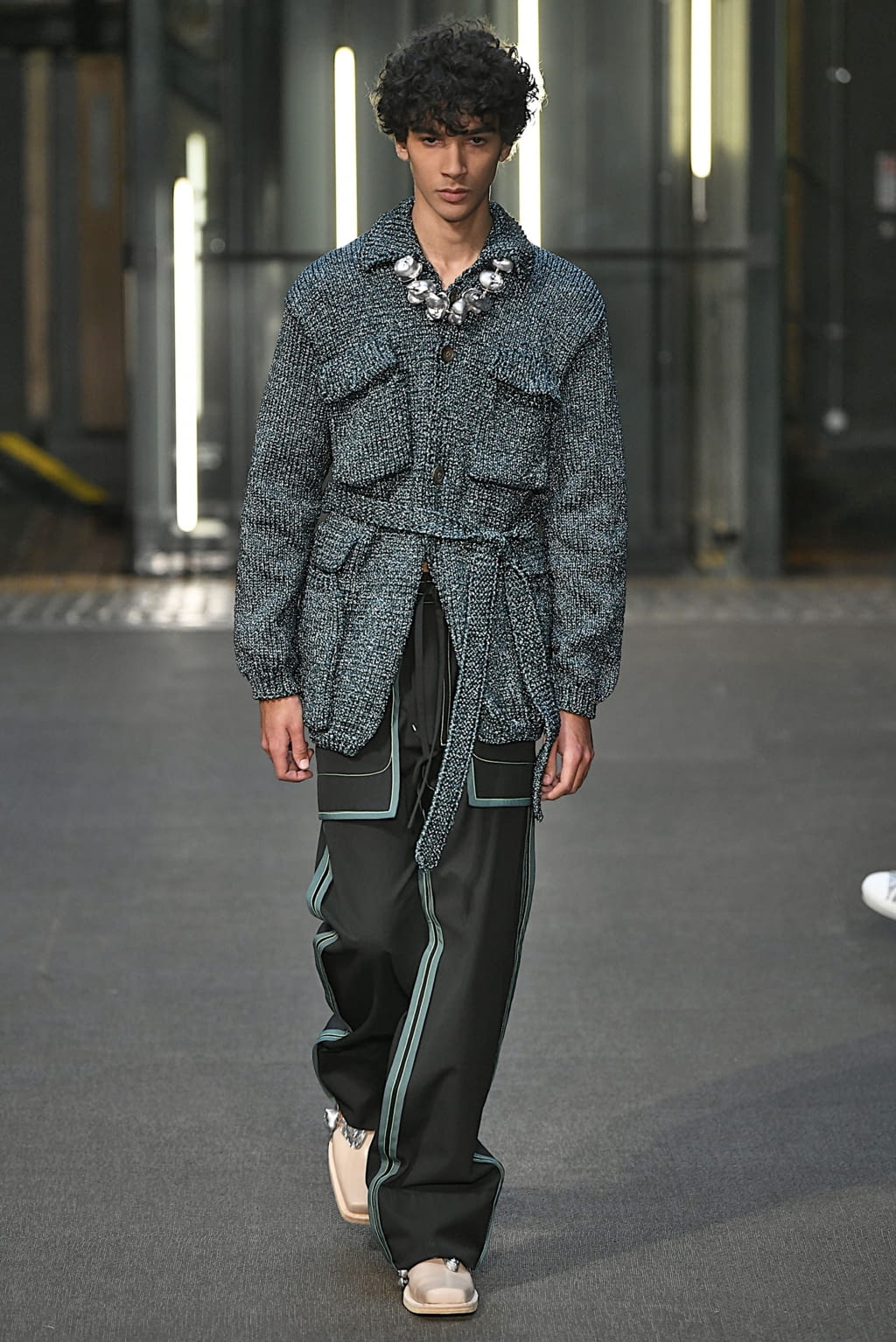 Fashion Week London Fall/Winter 2019 look 13 from the Pronounce collection menswear