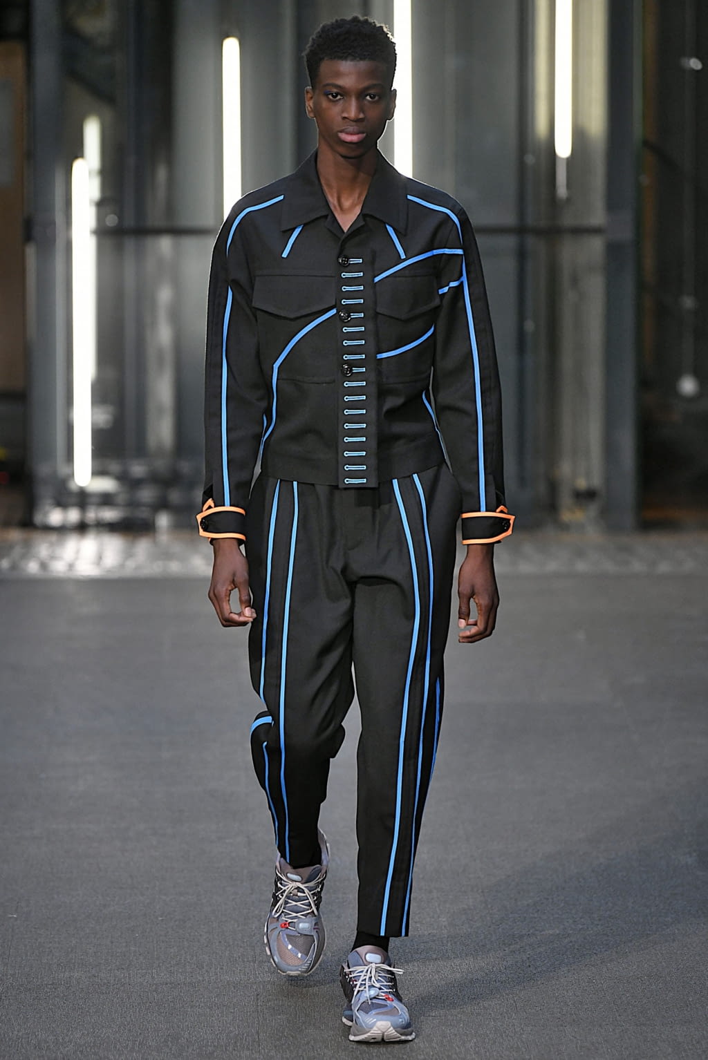 Fashion Week London Fall/Winter 2019 look 15 from the Pronounce collection menswear
