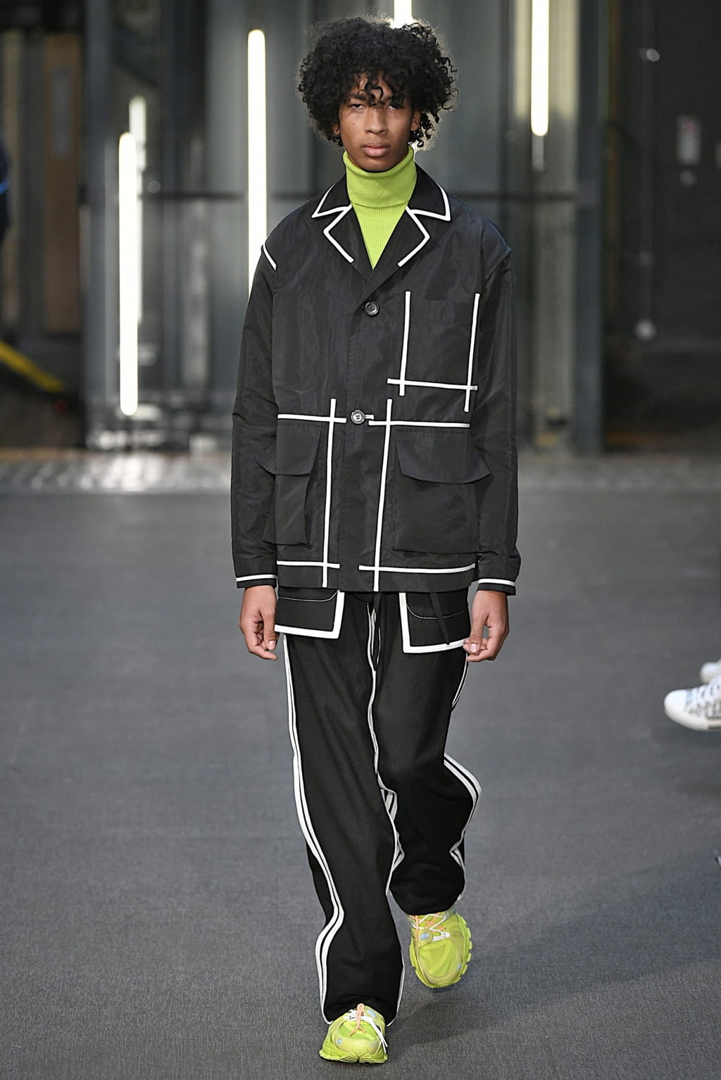Fashion Week London Fall/Winter 2019 look 16 from the Pronounce collection 男装