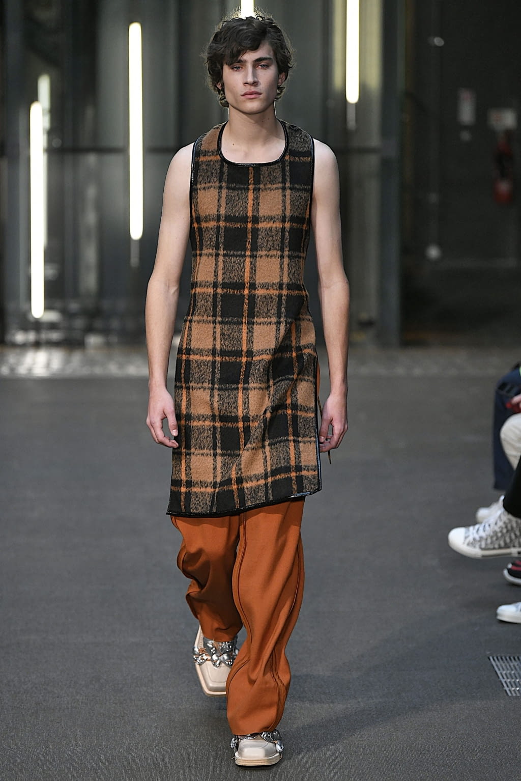 Fashion Week London Fall/Winter 2019 look 19 from the Pronounce collection 男装