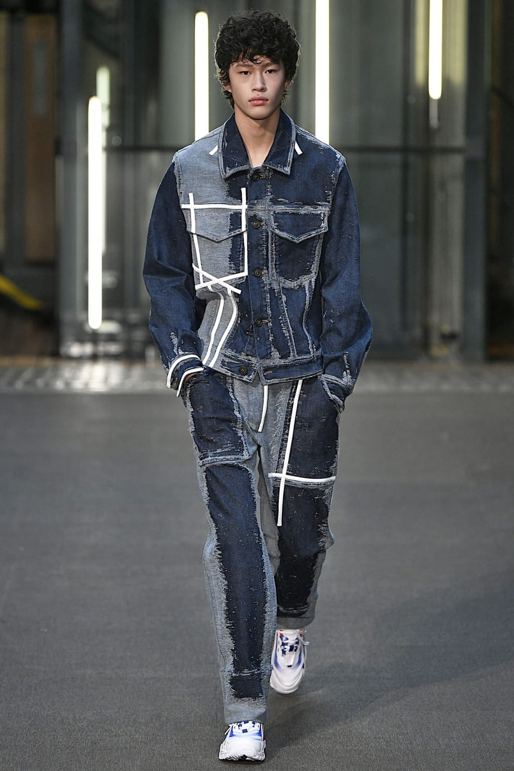 Fashion Week London Fall/Winter 2019 look 27 from the Pronounce collection 男装