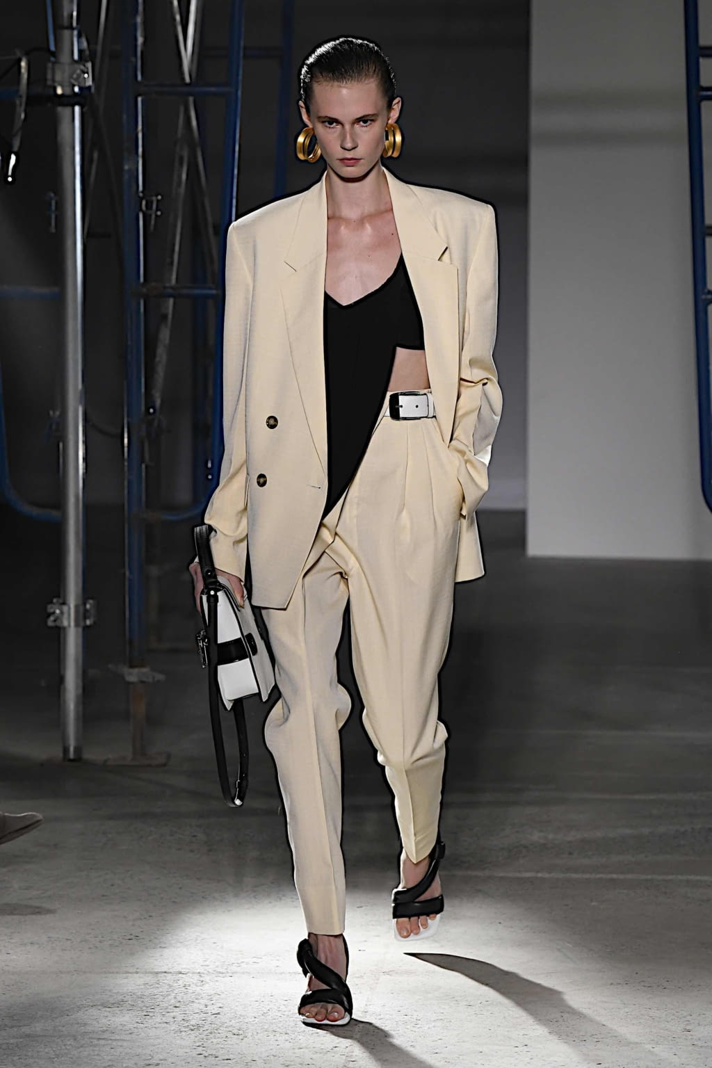 Fashion Week New York Spring/Summer 2020 look 1 from the Proenza Schouler collection womenswear