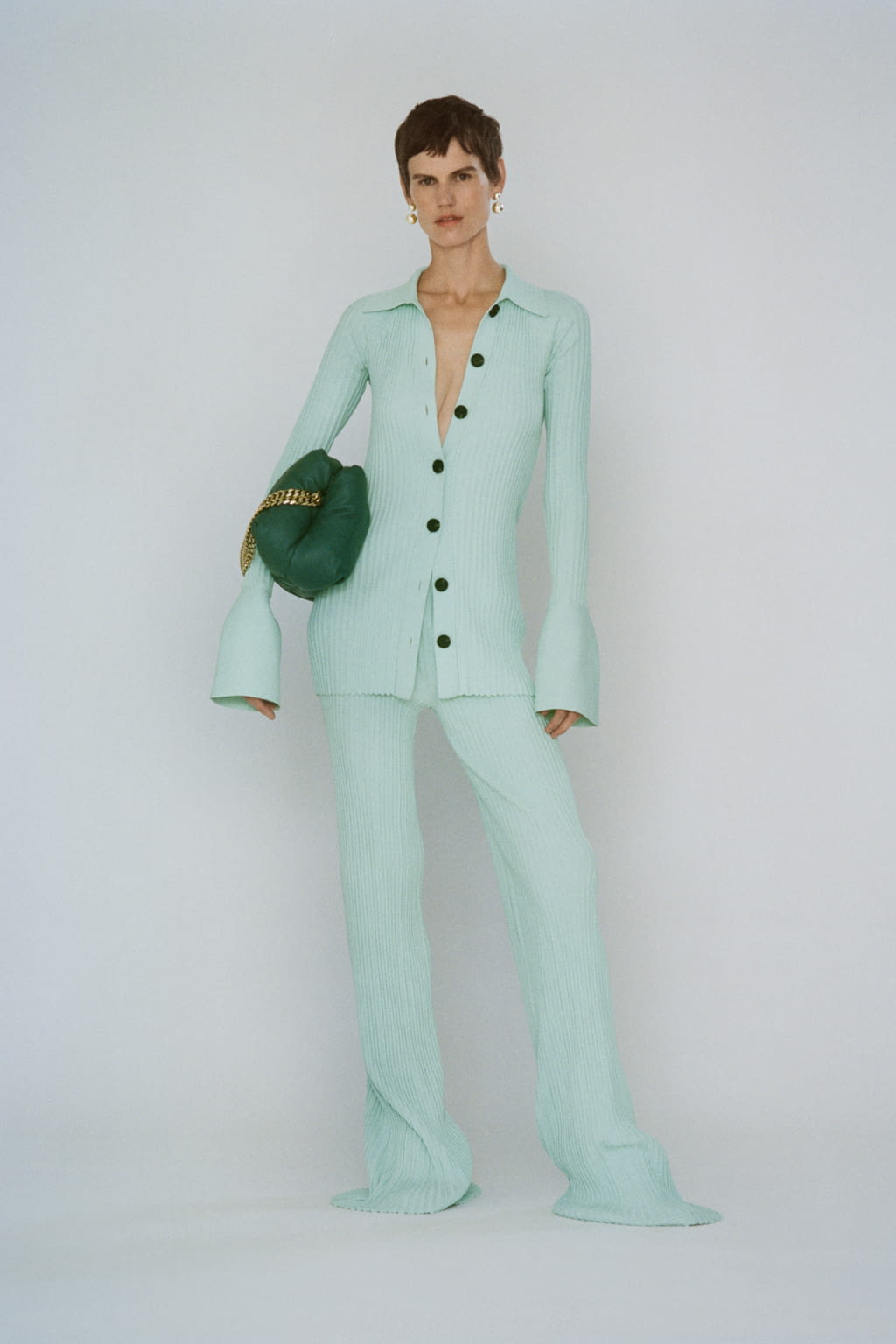 Fashion Week New York Spring/Summer 2021 look 10 from the Proenza Schouler collection 女装