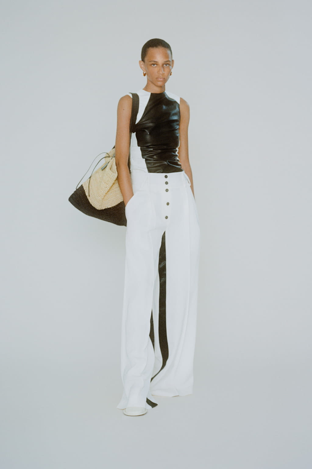 Fashion Week New York Spring/Summer 2021 look 13 from the Proenza Schouler collection 女装