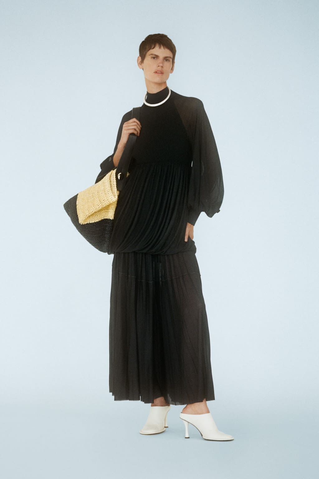 Fashion Week New York Spring/Summer 2021 look 14 from the Proenza Schouler collection 女装