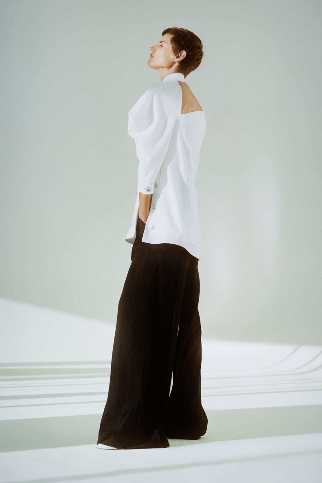 Fashion Week New York Spring/Summer 2021 look 22 from the Proenza Schouler collection 女装