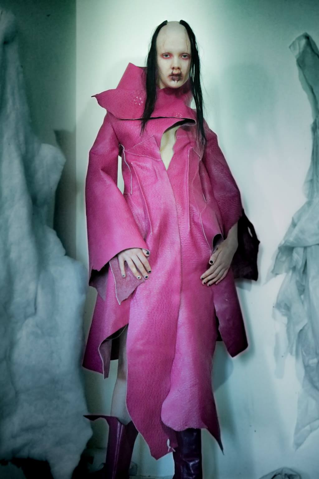 Fashion Week New York Fall/Winter 2017 look 2 de la collection Matières Fécales womenswear