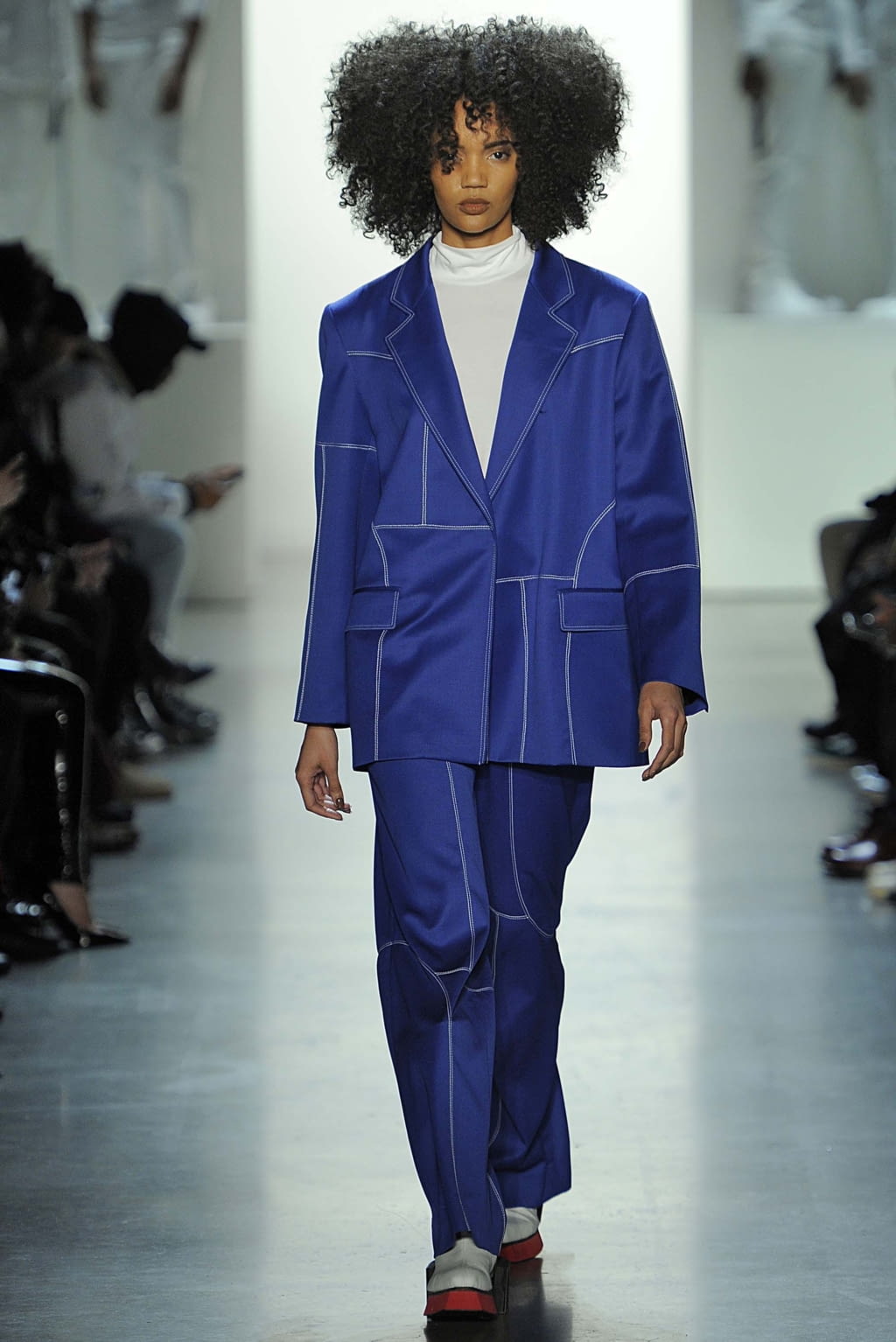 Fashion Week New York Fall/Winter 2018 look 9 from the Pyer Moss collection womenswear