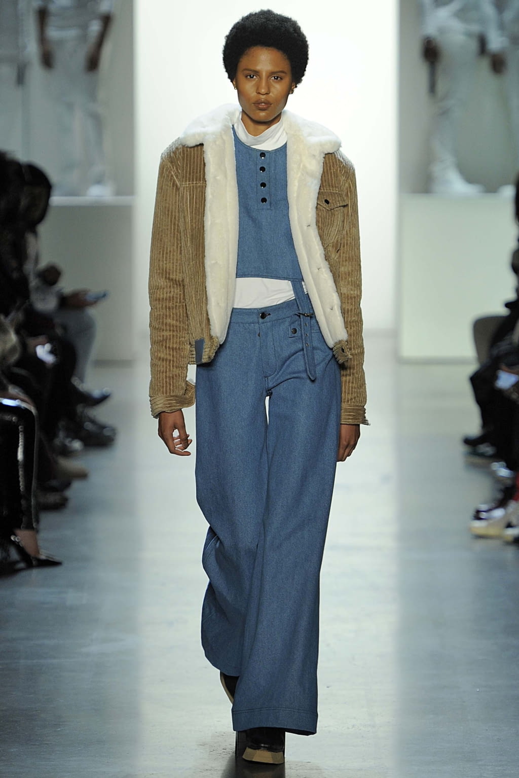 Fashion Week New York Fall/Winter 2018 look 13 from the Pyer Moss collection womenswear