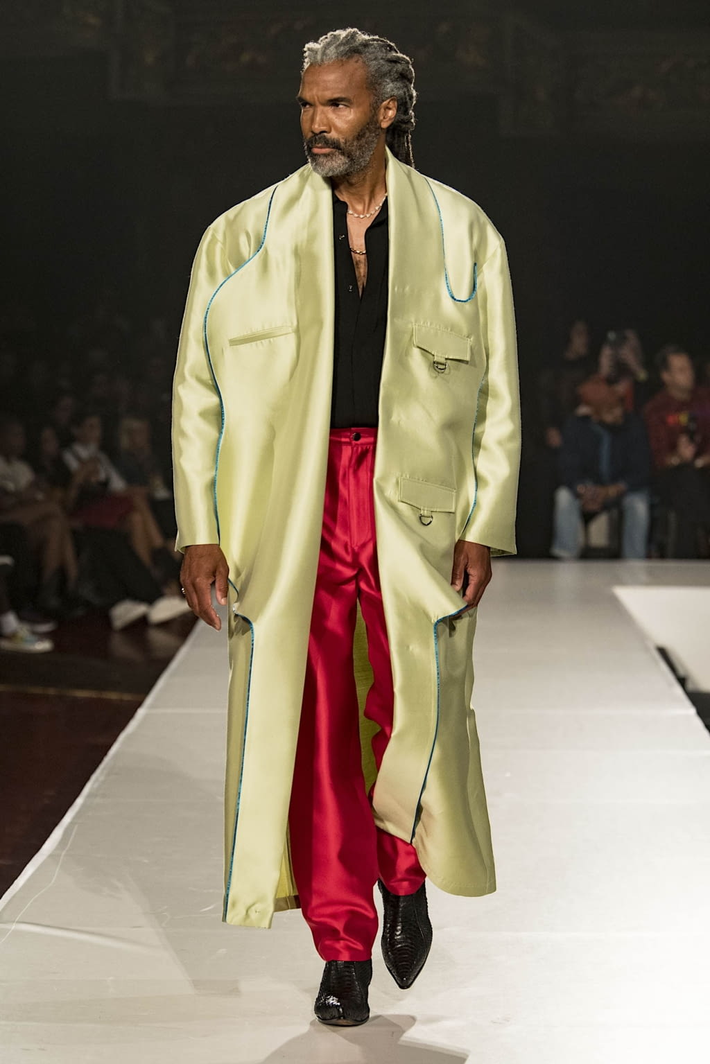 Fashion Week New York Spring/Summer 2020 look 4 from the Pyer Moss collection womenswear