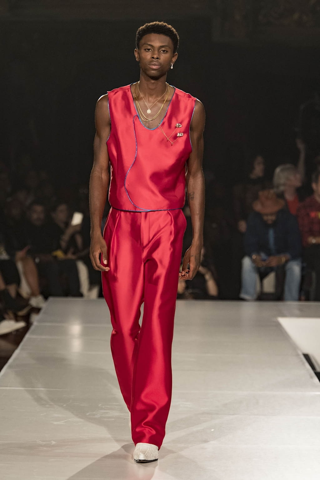 Fashion Week New York Spring/Summer 2020 look 6 de la collection Pyer Moss womenswear