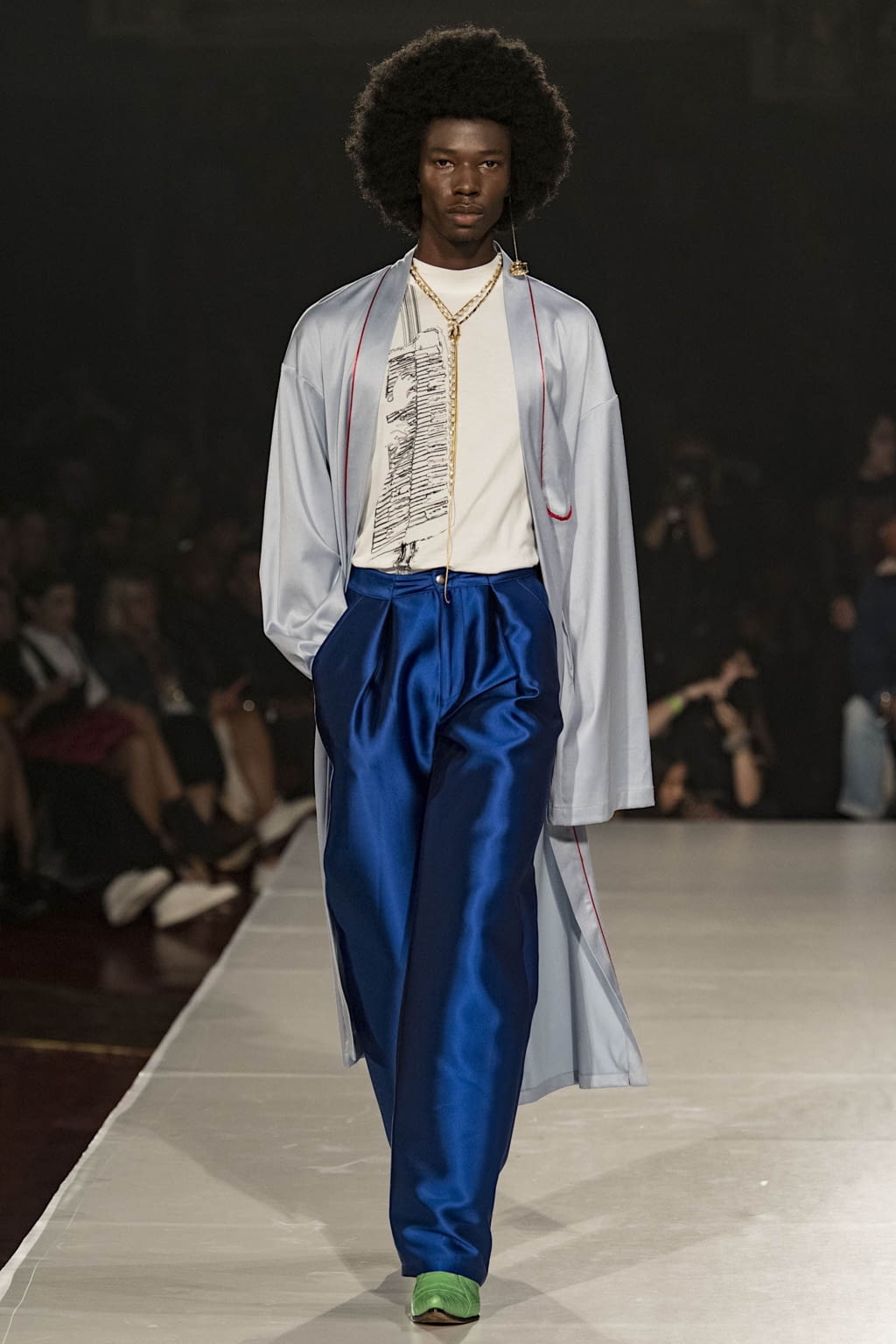Fashion Week New York Spring/Summer 2020 look 7 from the Pyer Moss collection womenswear