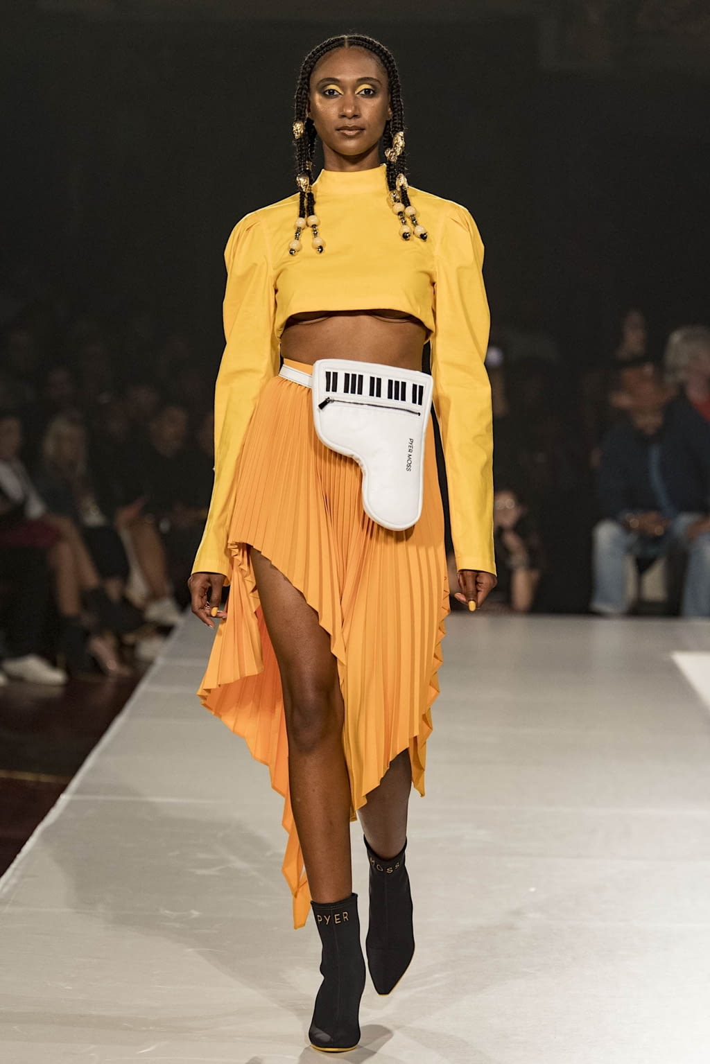 Fashion Week New York Spring/Summer 2020 look 12 from the Pyer Moss collection womenswear