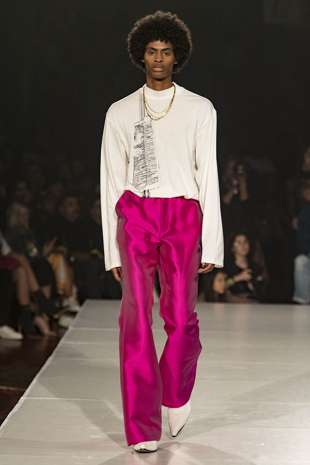 Fashion Week New York Spring/Summer 2020 look 13 de la collection Pyer Moss womenswear
