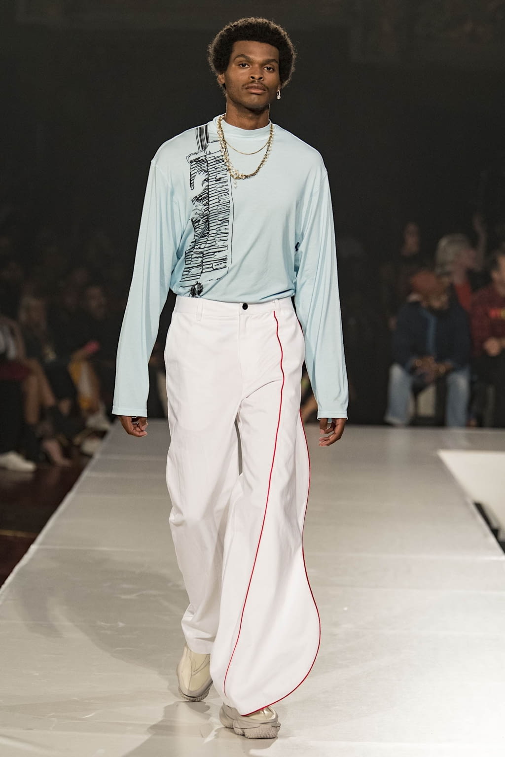 Fashion Week New York Spring/Summer 2020 look 21 from the Pyer Moss collection womenswear