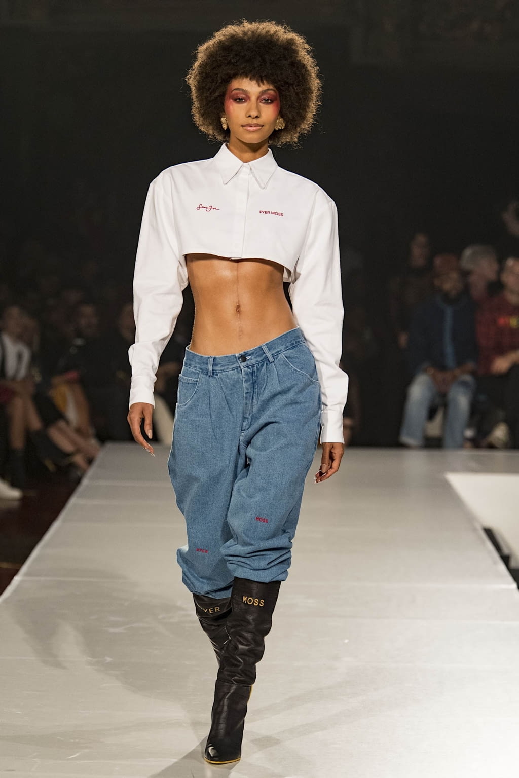 Fashion Week New York Spring/Summer 2020 look 27 from the Pyer Moss collection womenswear