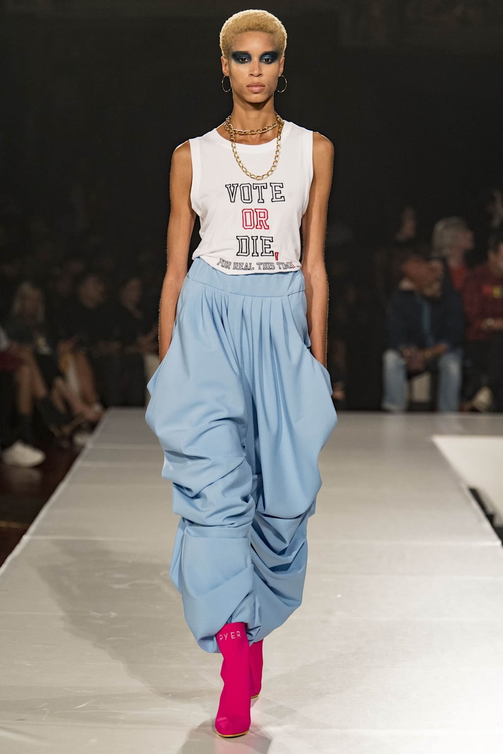 Fashion Week New York Spring/Summer 2020 look 31 de la collection Pyer Moss womenswear