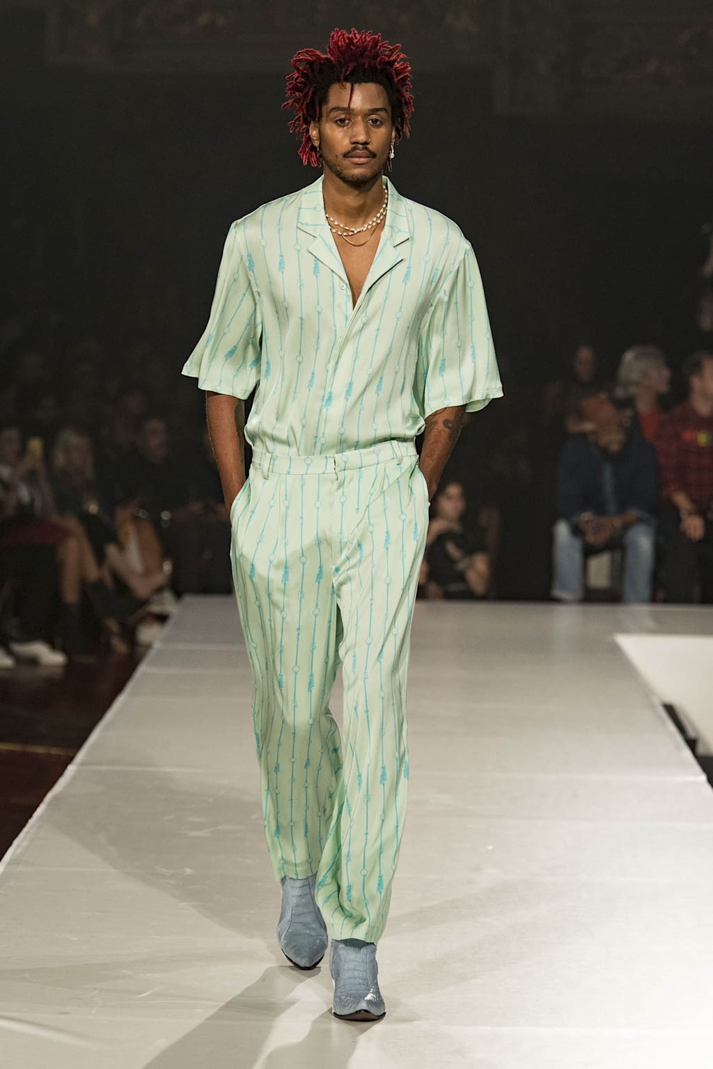 Fashion Week New York Spring/Summer 2020 look 35 from the Pyer Moss collection womenswear