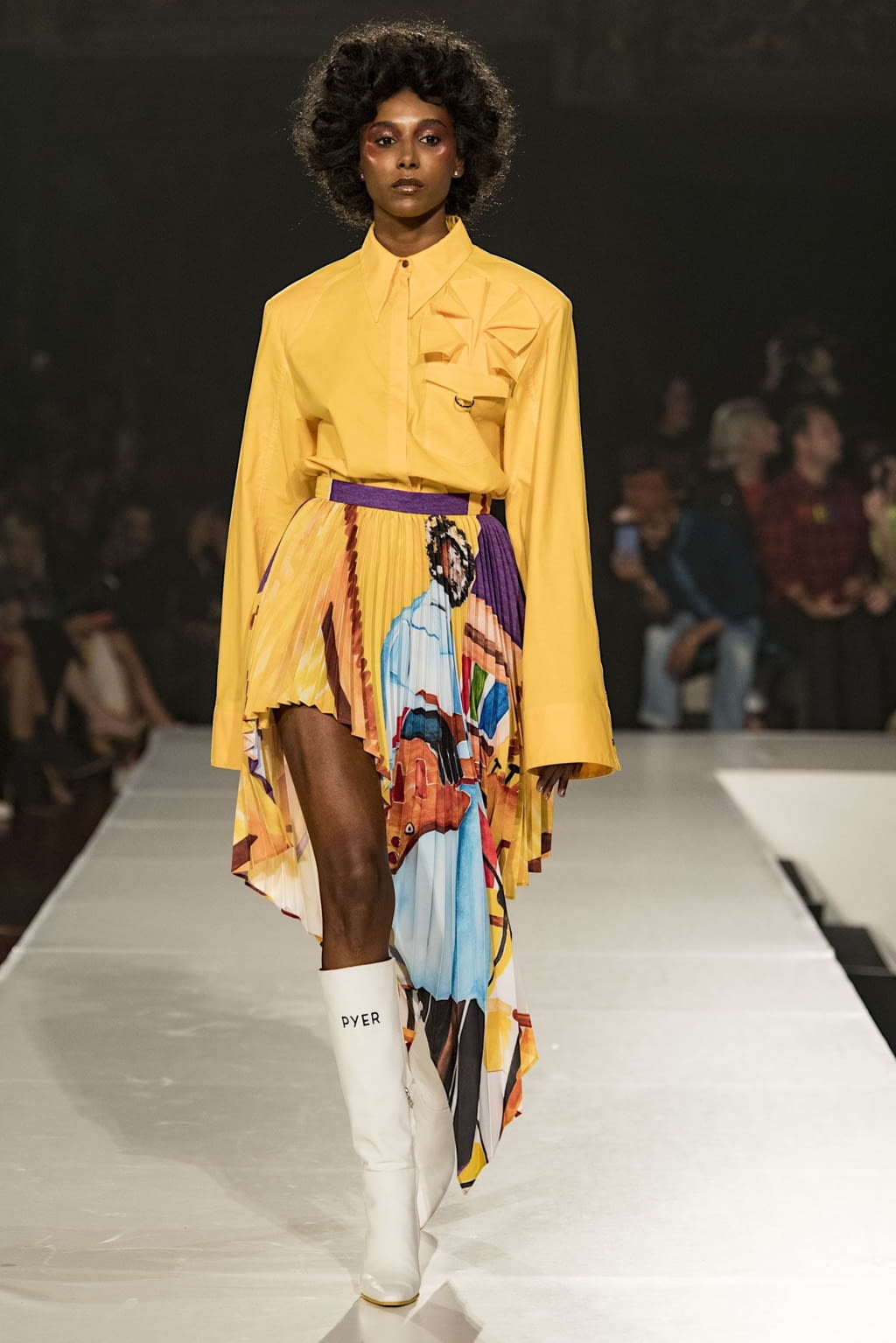 Fashion Week New York Spring/Summer 2020 look 43 from the Pyer Moss collection womenswear