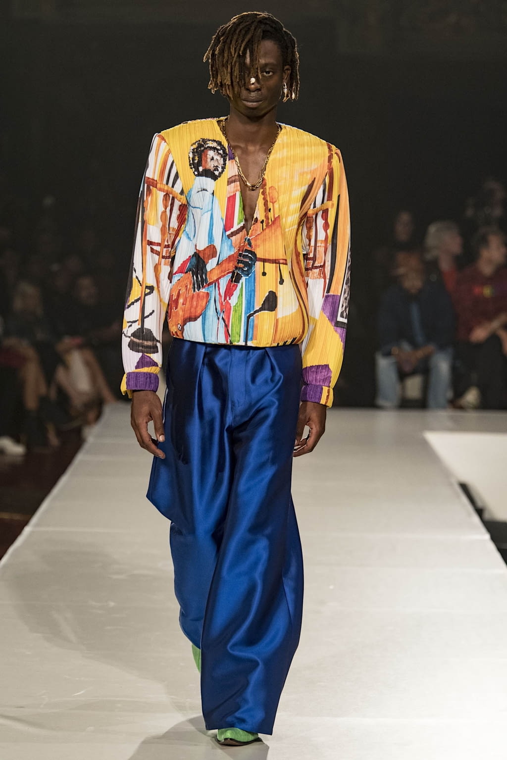 Fashion Week New York Spring/Summer 2020 look 44 from the Pyer Moss collection womenswear